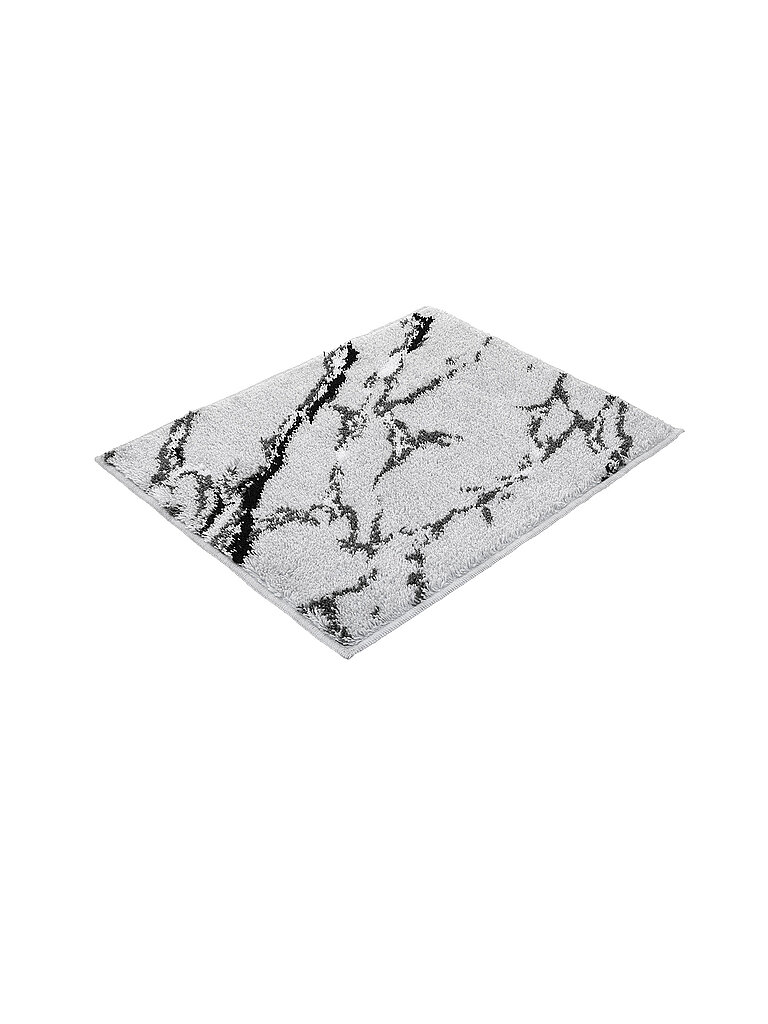 VOSSEN Badteppich VOSSEN MARBLE 50x60cm Light Grey hellgrau