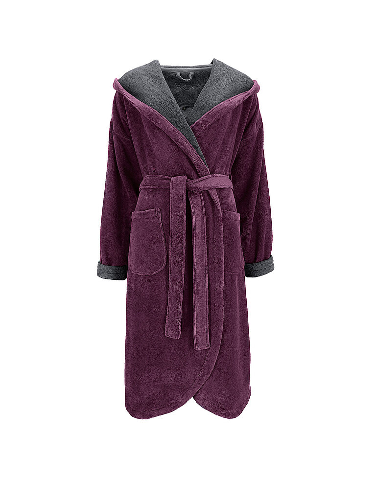 Damen Bademantel CARMEN Elderberry/Graphit beere XS damen