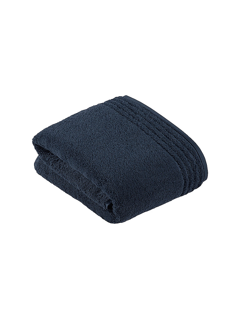 VOSSEN Serviette de douche 67x140cm VIENNA STYLE SUPERSOFT Bleu Marine bleu marine