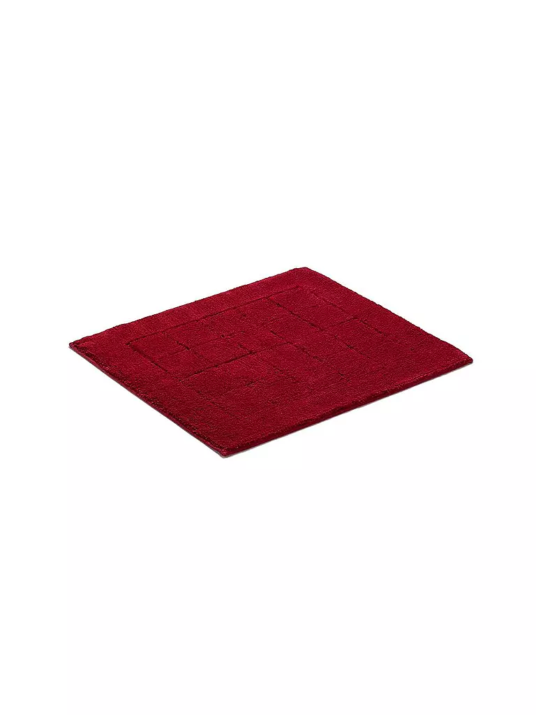 VOSSEN | Badeteppich EXCLUSIVE 55x65cm Rubin | dunkelrot
