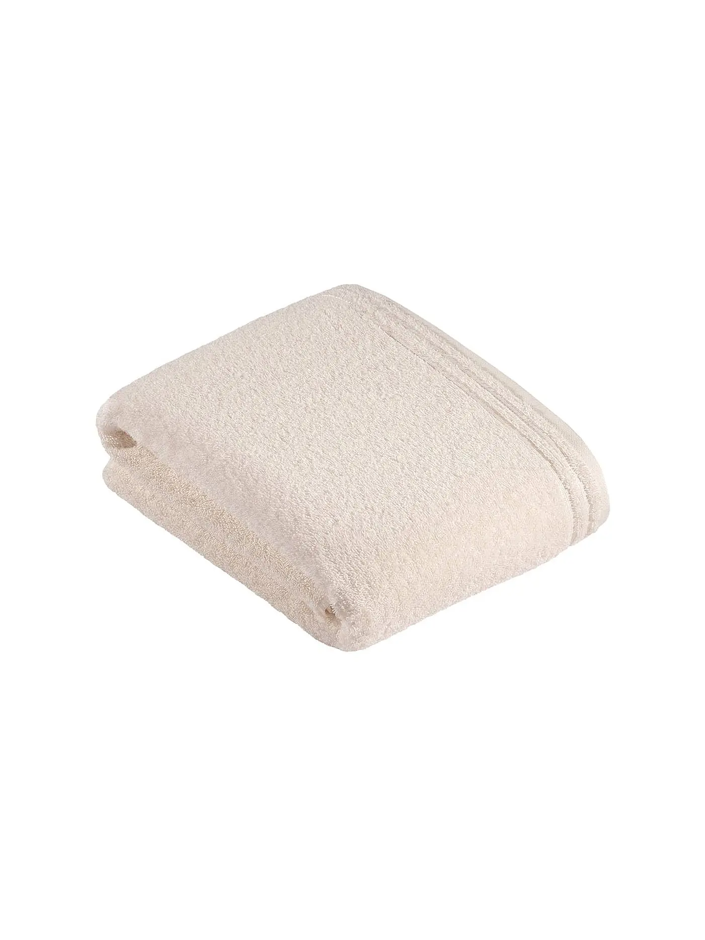VOSSEN | Badetuch CALYPSO FEELING 100x150cm Weiss | beige