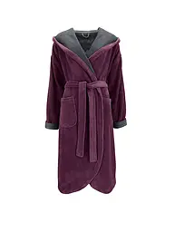 VOSSEN | Damen Bademantel CARMEN Elderberry/Graphit  | Beere