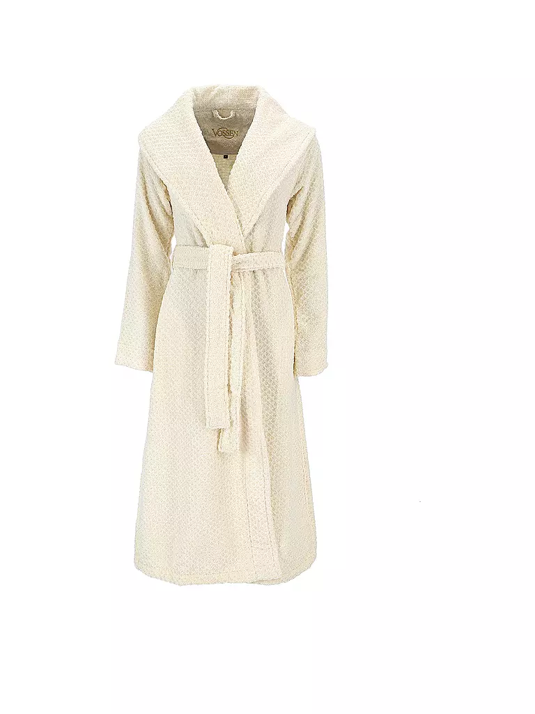 VOSSEN | Damen Bademantel GOLDEN CENTURY Chamois | creme