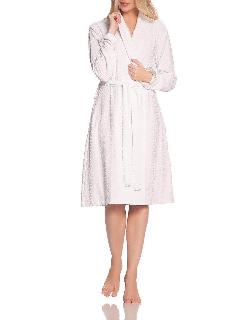 VOSSEN | Damen-Bademantel "Luna" Weiß | 