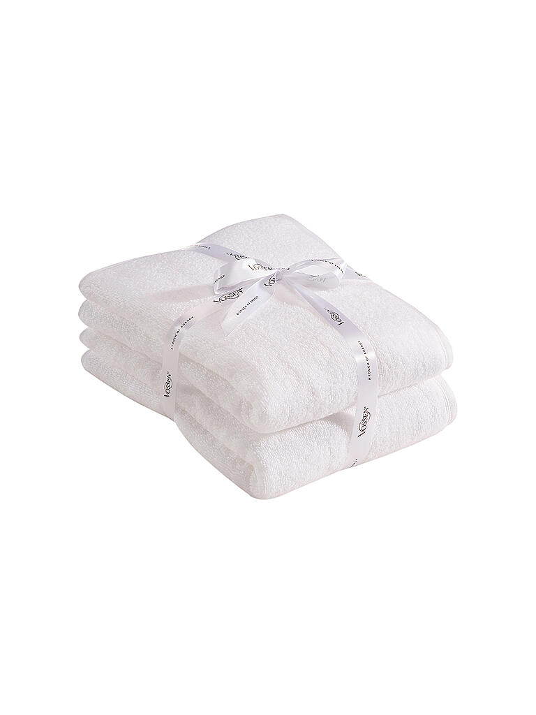 VOSSEN | Duschtuch Smart Towel 2er Pkg 76x140cm Weiss | weiß
