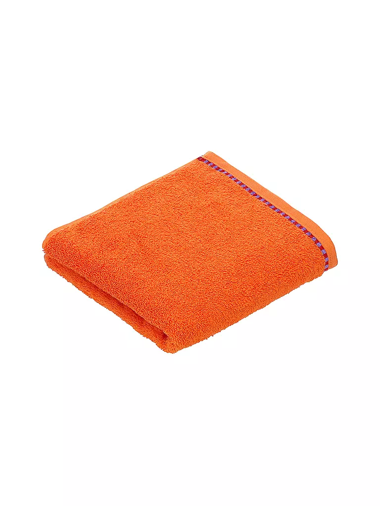 VOSSEN | Gästetuch MERA 30x50cm Orange  | orange