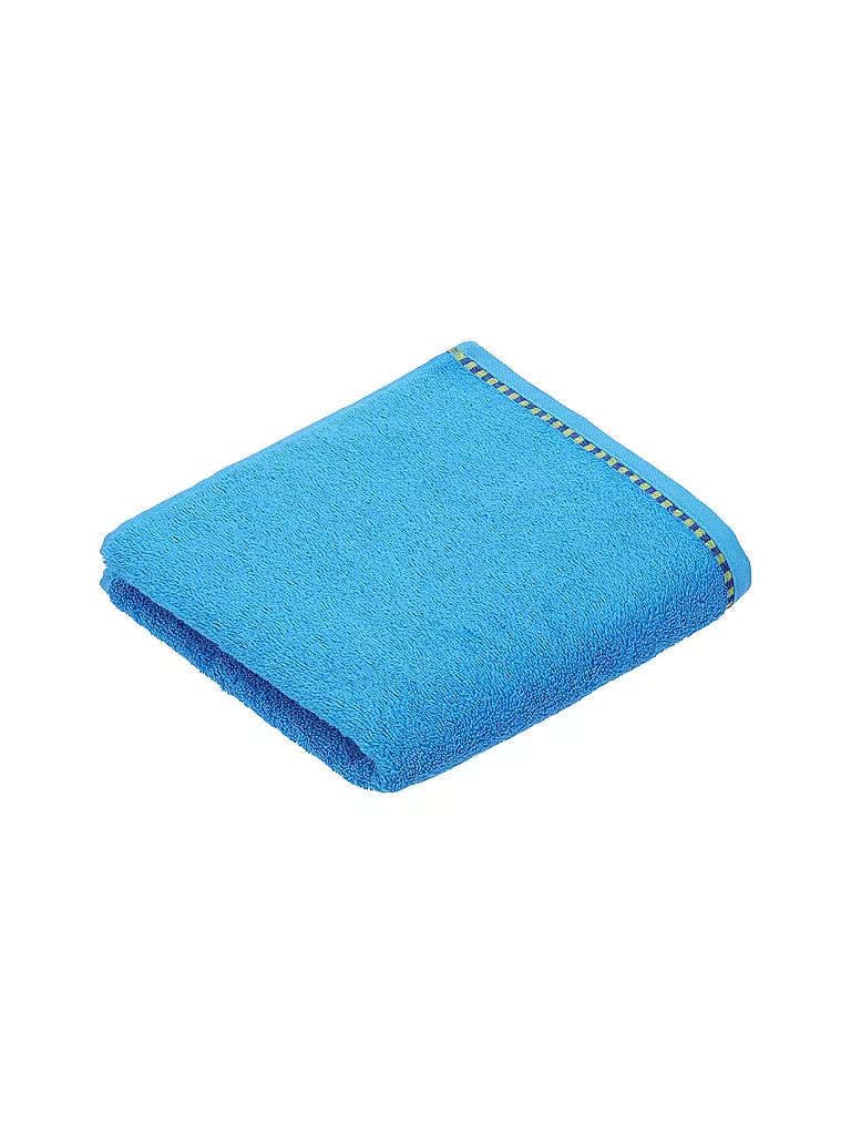 VOSSEN | Gästetuch MERA 30x50cm Turquoise | hellblau