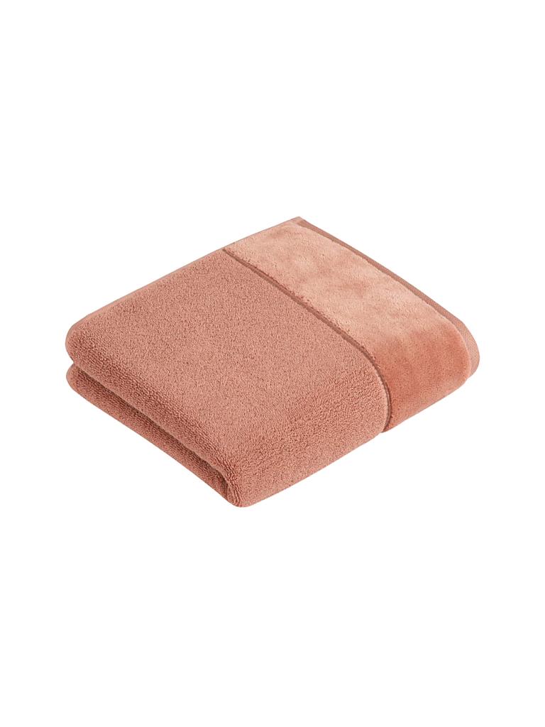 VOSSEN | Handtuch "Pure" 50x100cm (Red Wood) | rosa