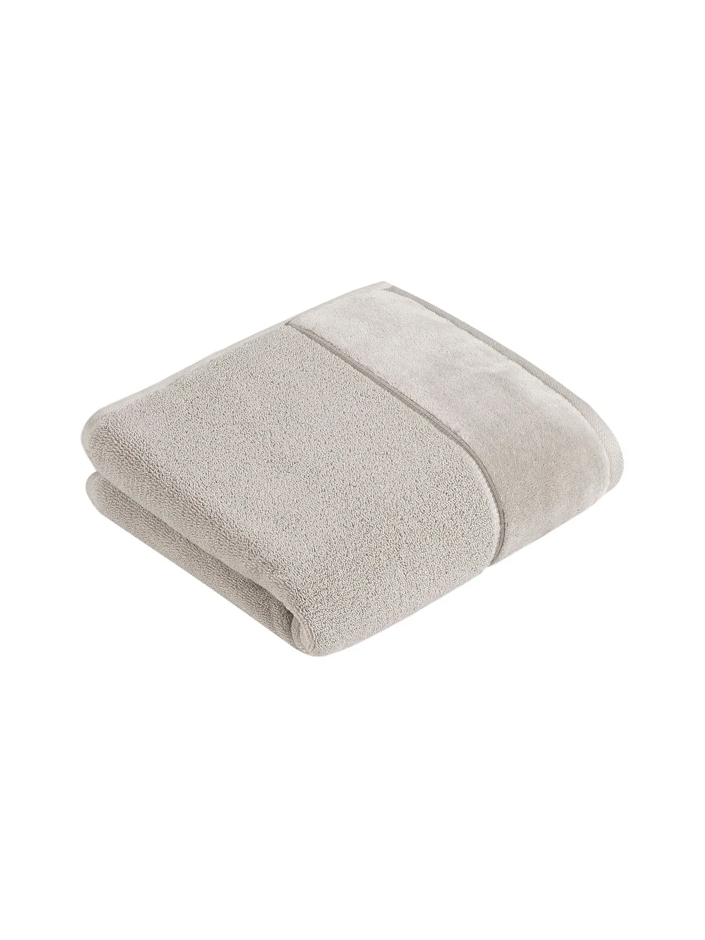 VOSSEN | Handtuch PURE 50x100cm Stone | silber