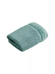 VOSSEN | Seiftuch PURE 30x30cm Toffee | türkis
