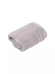 VOSSEN | Seiftuch VIENNA STYLE SUPERSOFT 30x30cm Dark Brown | silber