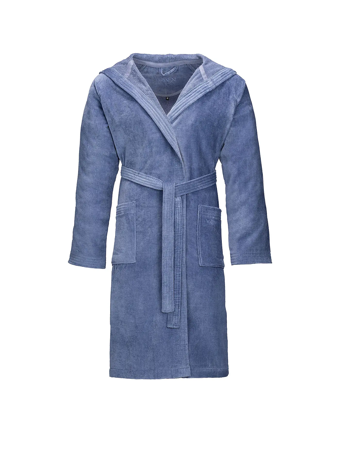 VOSSEN | Unisex Bademantel TEXAS Atlantic | blau