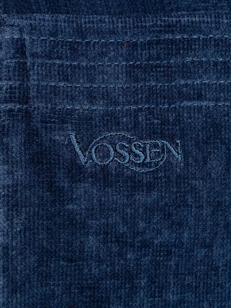 VOSSEN | Unisex Bademantel TEXAS Winternight | dunkelblau