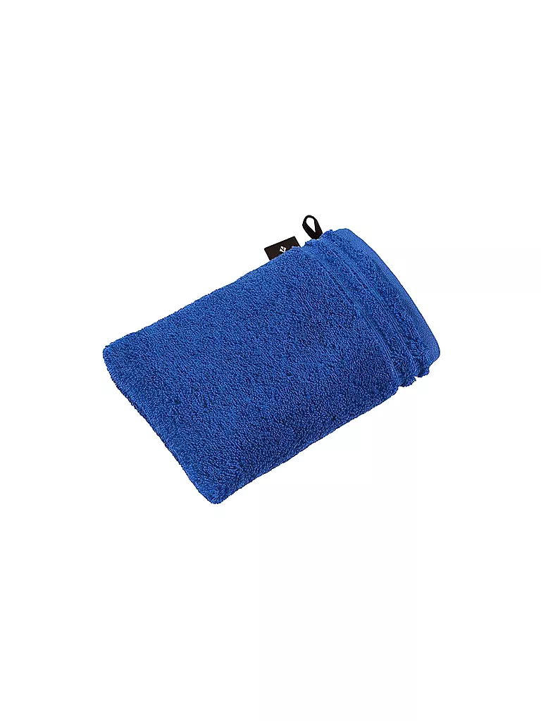 VOSSEN | Waschhandschuh CALYPSO FEELING 22x16cm Reflex Blue | blau