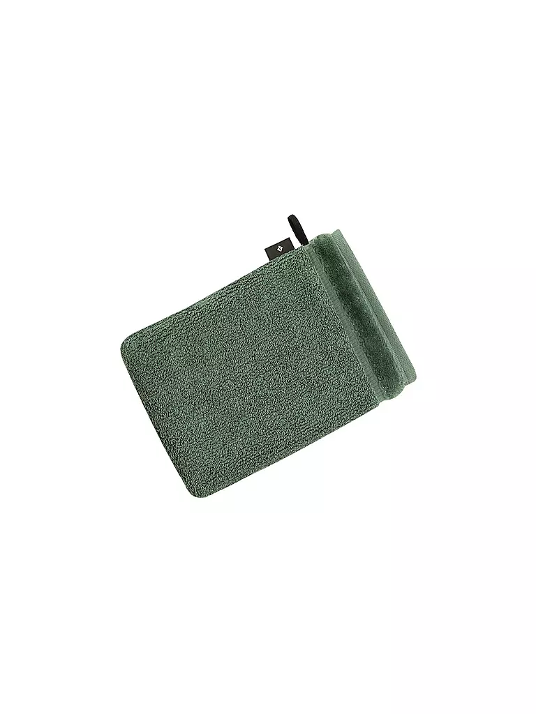 VOSSEN | Waschhandschuh PURE 16x22cm Green Tea | petrol