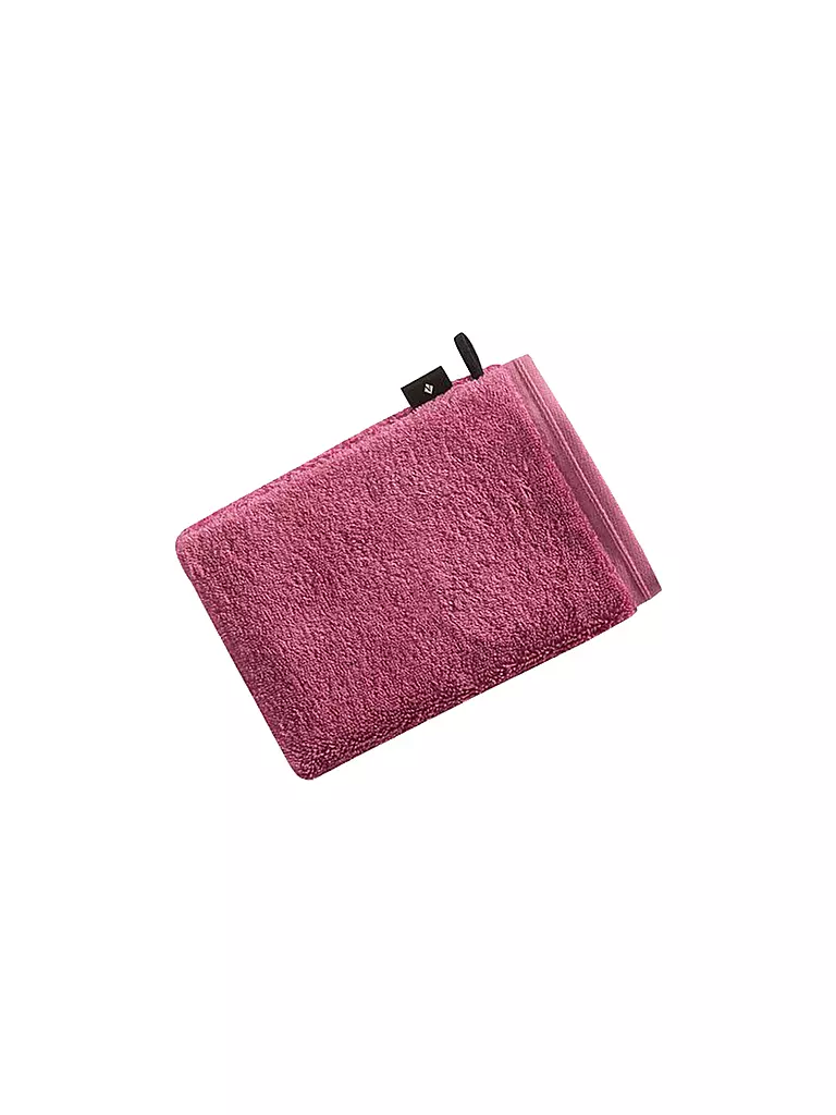 VOSSEN | Waschhandschuh VEGAN LIFE 16x22cm Blackberry | pink