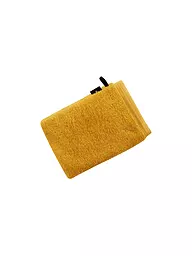 VOSSEN | Waschhandschuh VEGAN LIFE 16x22cm Waterfall  | senf