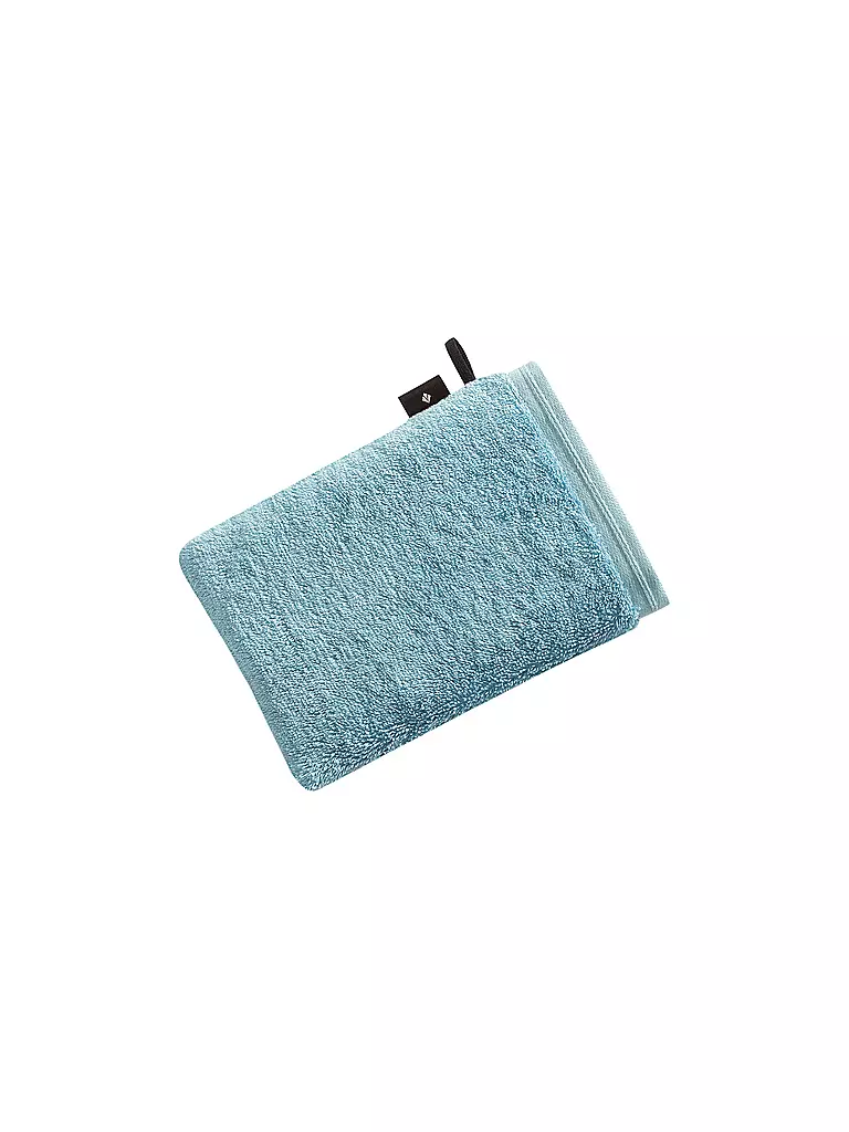VOSSEN | Waschhandschuh VEGAN LIFE 16x22cm Waterfall  | mint