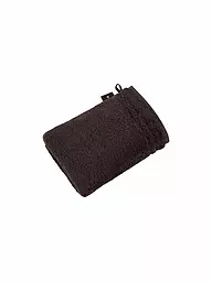 VOSSEN | Waschhandschuh VIENNA STYLE SUPERSOFT  16x22cm Evergreen | braun