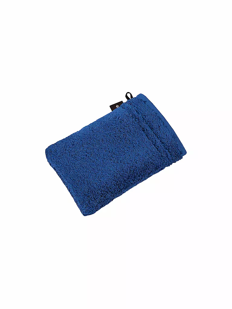 VOSSEN | Waschhandschuh VIENNA STYLE SUPERSOFT 16x22cm Deep Blue | dunkelblau