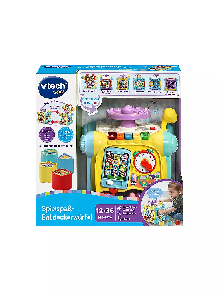 VTECH | Spielspaß-Entdeckerwürfel | keine Farbe