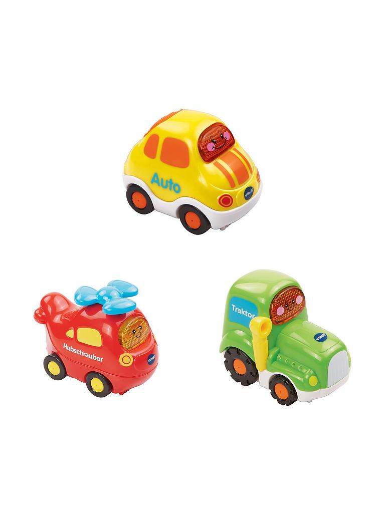 VTECH | Tut Tut Baby Flitzer - Fahrzeug - Hubschrauber, Auto, Traktor - 3er Set  | keine Farbe