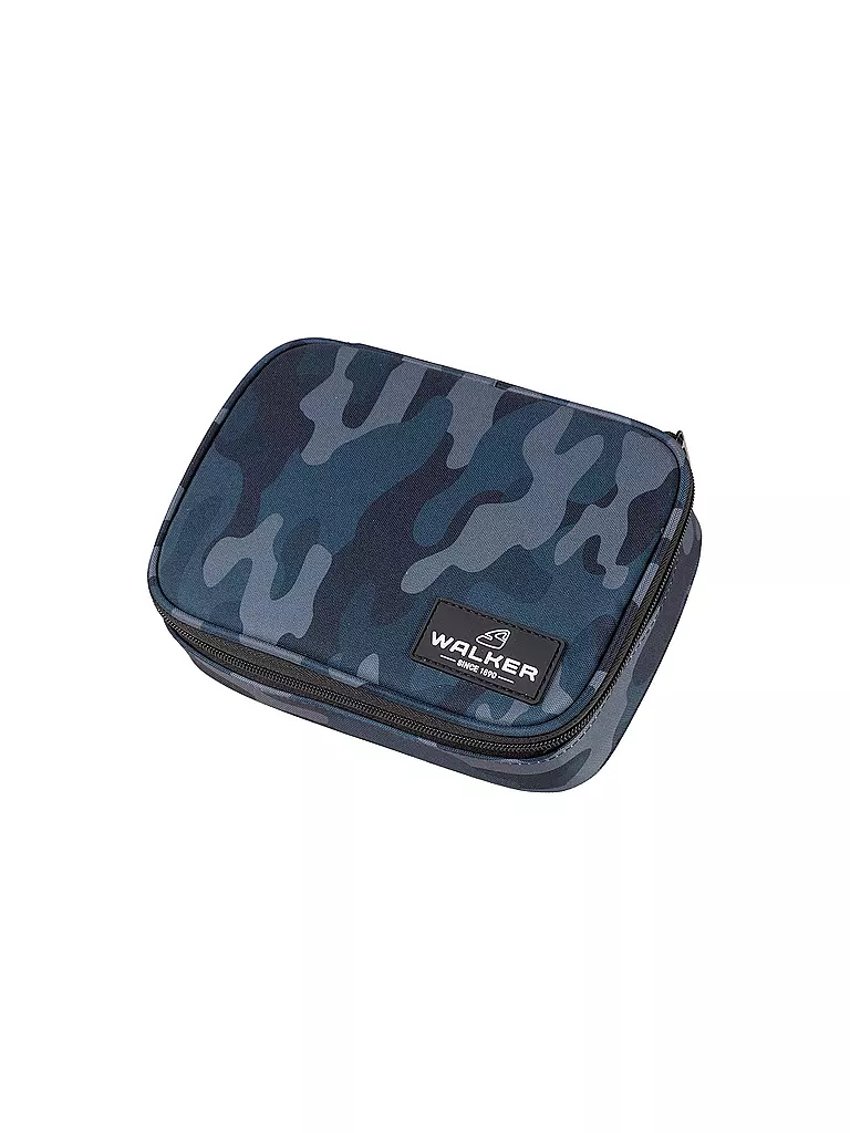 WALKER | Federmappe Pencil Box BIG Wizzard Camouflage Grau/Blau | grau