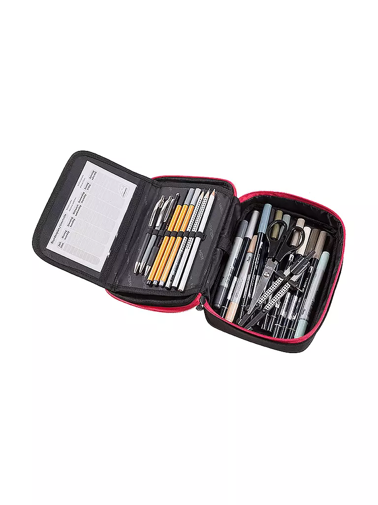WALKER | Federmappe Pencil Box BIG Wizzard Camouflage Grau/Blau | grau