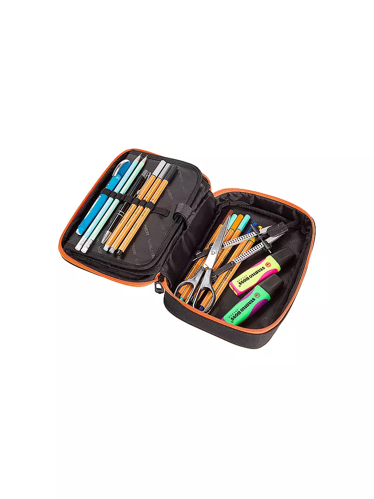 WALKER | Federmappe Pencil Box BIG Wizzard Camouflage Grau/Blau | grau