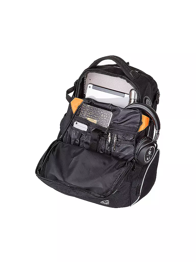 WALKER | Rucksack "Wizzard Elite - Black Melange" | schwarz