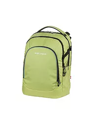 WALKER | Schulrucksack Campus Evo 2.0 Grid Navy | hellgrün