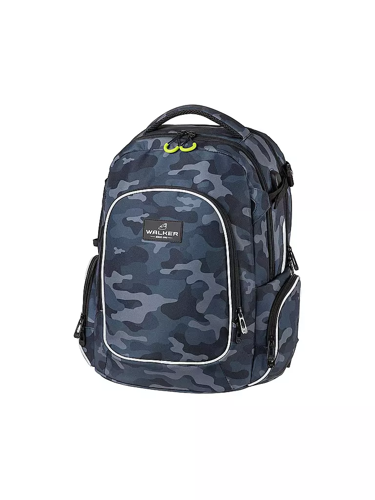 WALKER | Schulrucksack Campus Evo Wizzard Camouflage | grau