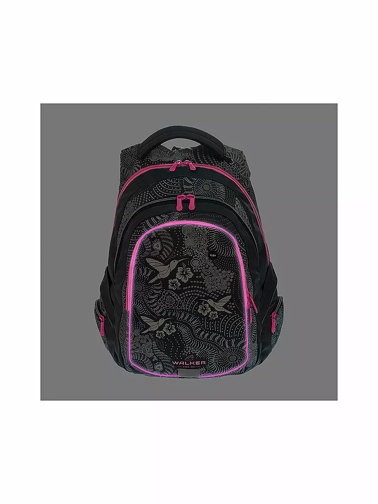 WALKER | Schulrucksack Fame Glow in the Dark Blau | blau