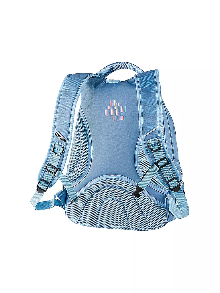 WALKER | Schultasche "Fame Laces - Light Blue" | blau