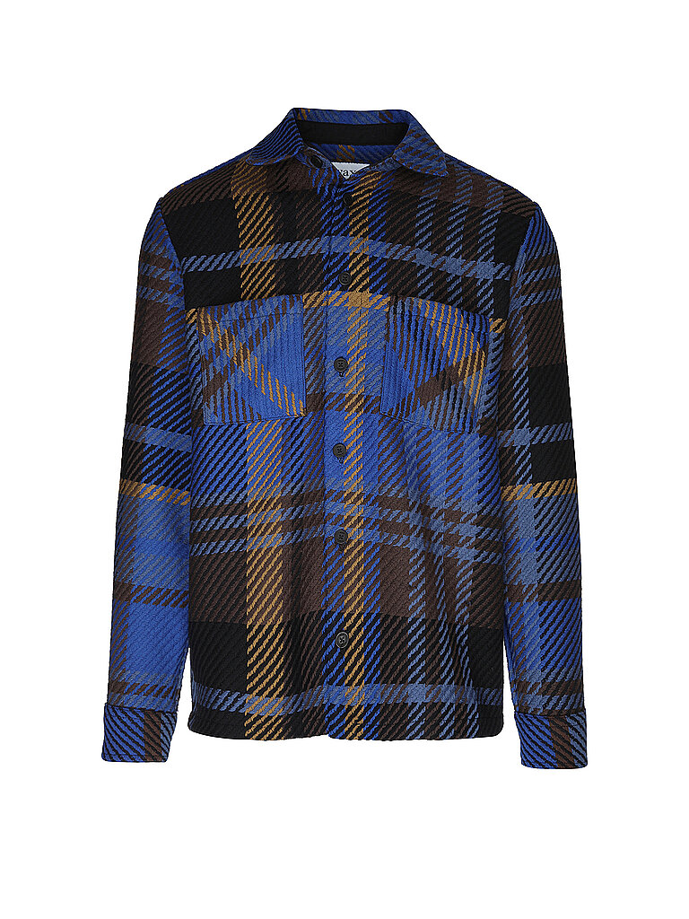WAX LONDON Overshirt WHITING  blau | XS