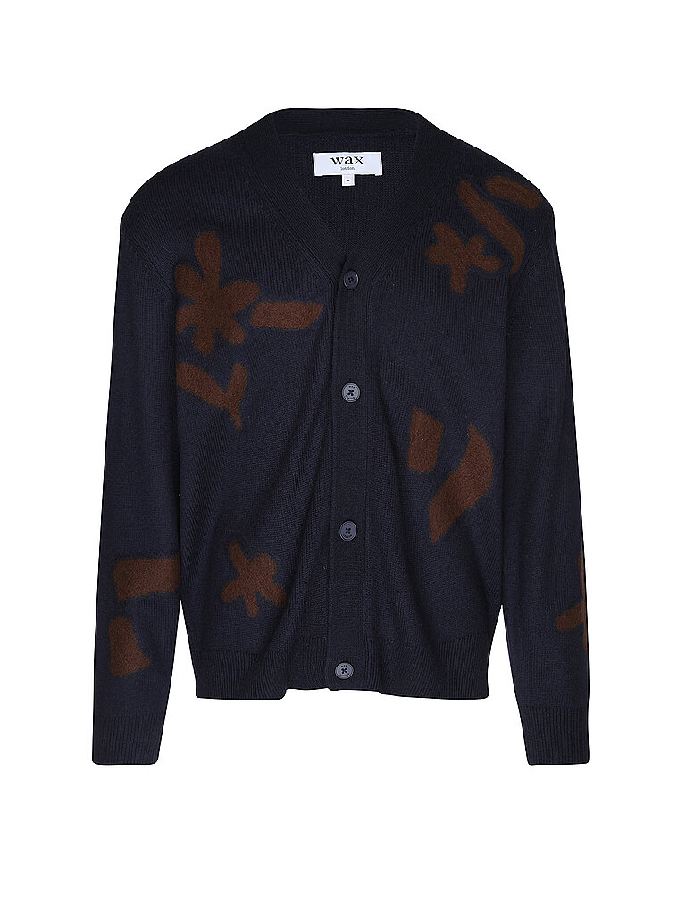 WAX LONDON Cardigan WALKER dunkelblau | XS
