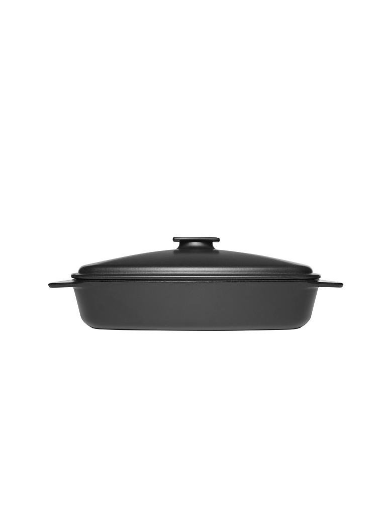 WEBER GRILL | BBQ Keramik-Kasserolle 42 x 22,5 cm | schwarz