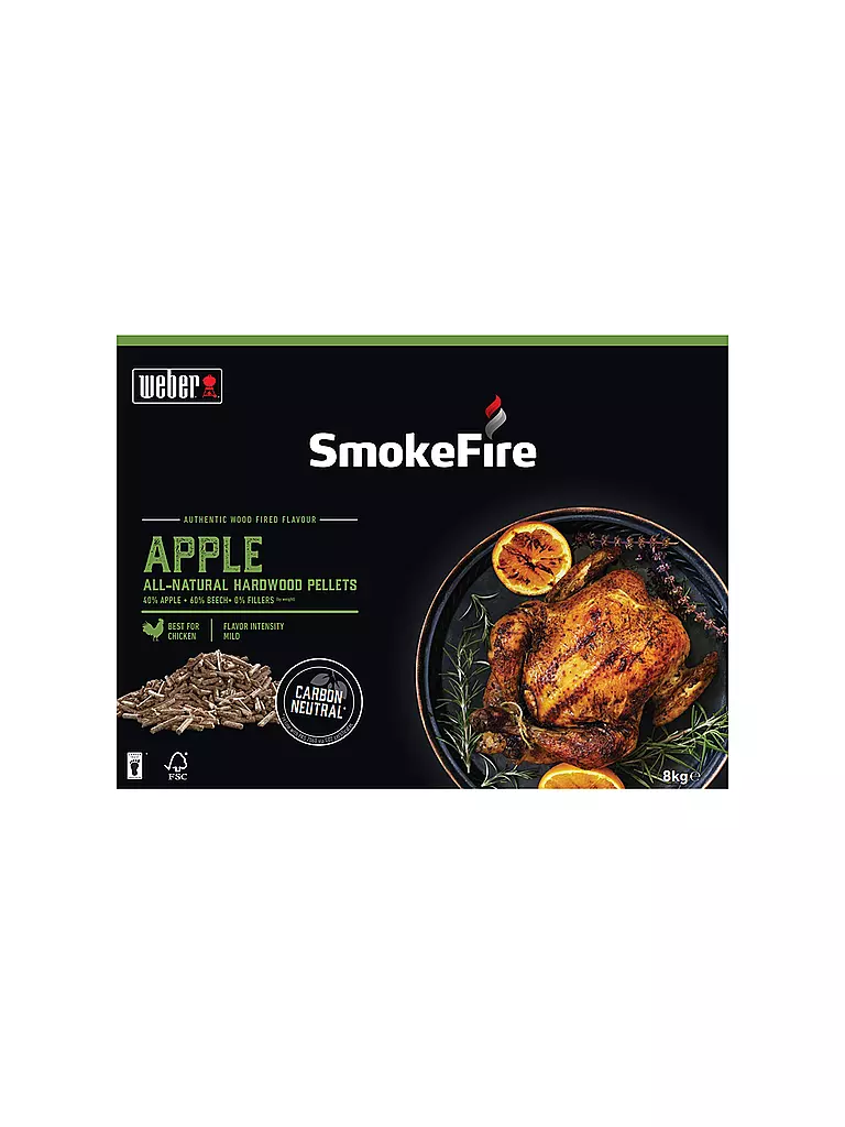 WEBER GRILL | Smokefire Holzpellets 8kg Apfelholz | braun