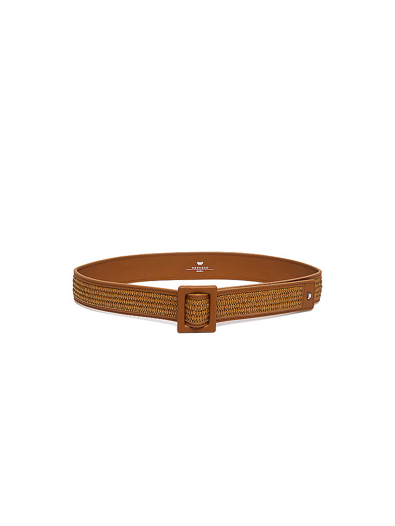 Gürtel RAFFIA hellbraun L damen