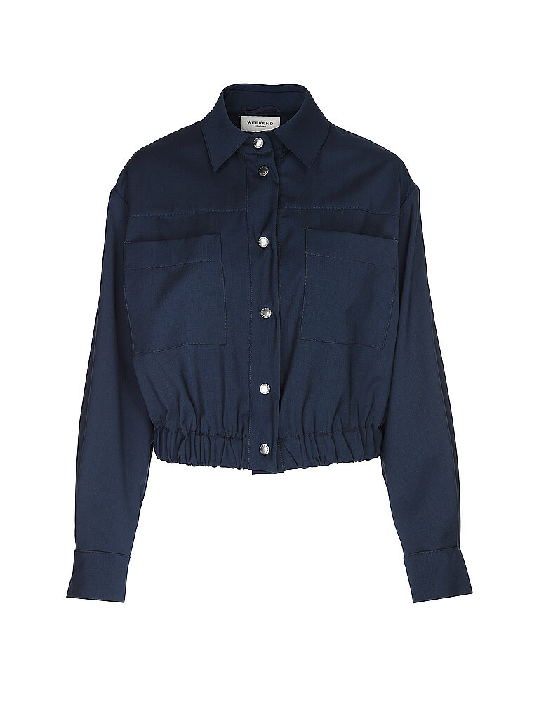Wolljacke dunkelblau 36 damen