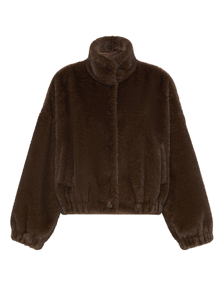 Jacke in Felloptik WKDANEMONE braun 40 damen