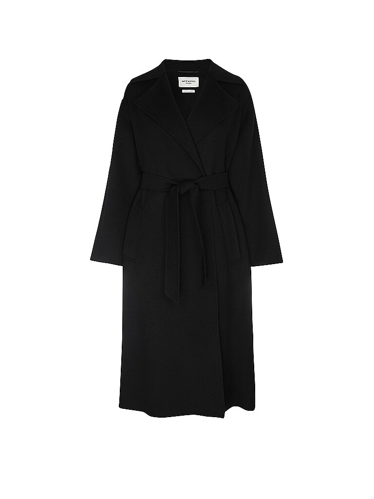 WEEKEND MAX MARA Wollmantel WKDOPEROSO schwarz | 40