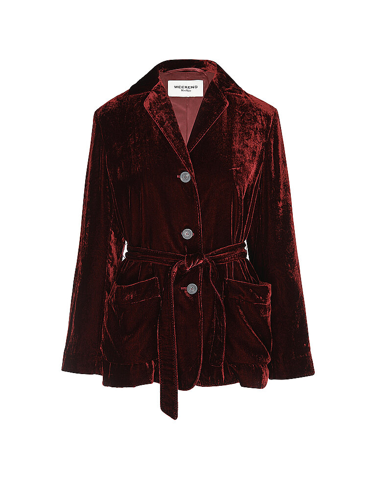 WEEKEND MAX MARA Blazer WKIRECENTE dunkelrot | 34