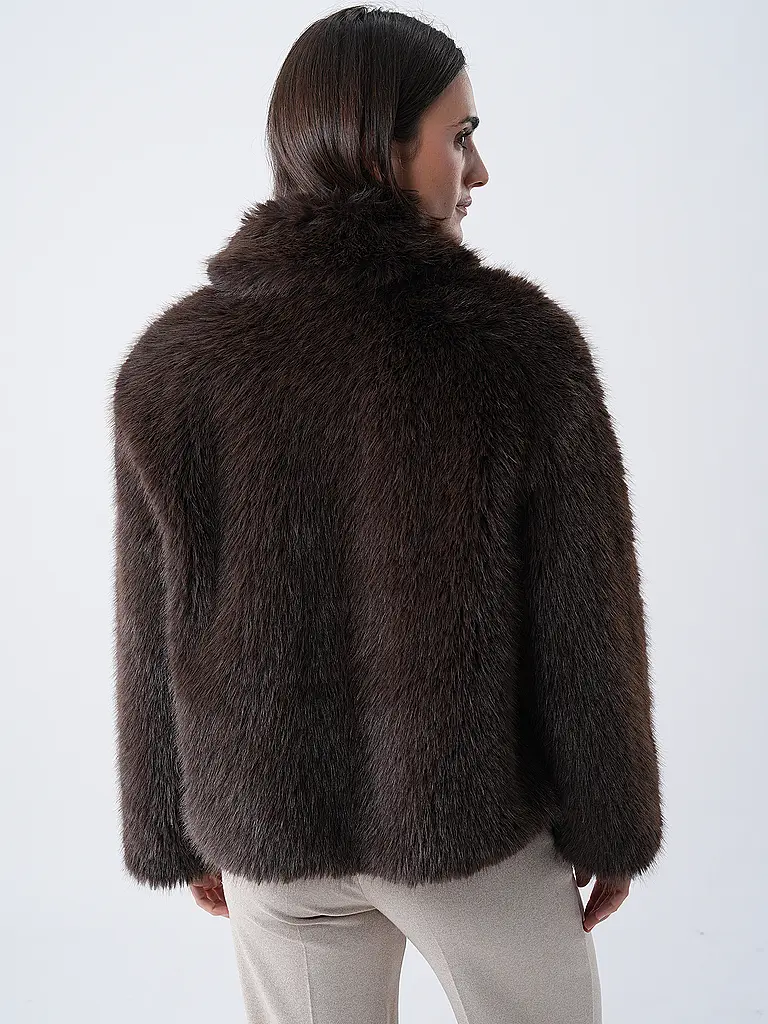 WEEKEND MAX MARA | Jacke in Felloptik BRENTA1234 | Braun
