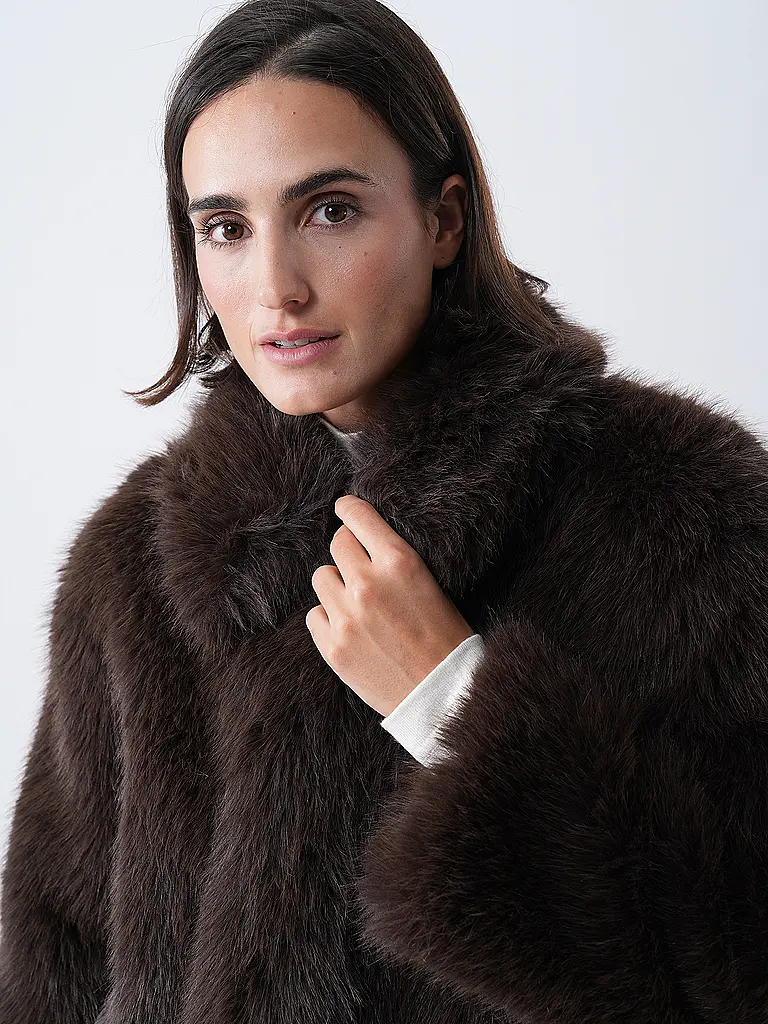 WEEKEND MAX MARA | Jacke in Felloptik BRENTA1234 | Braun