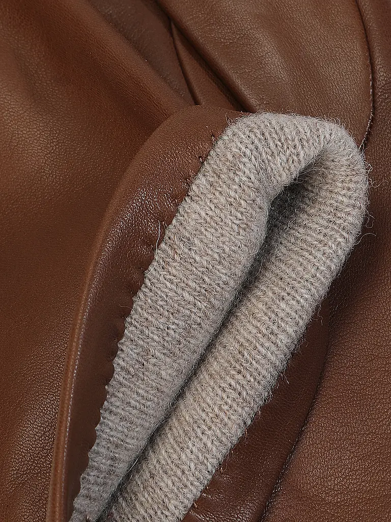 WEEKEND MAX MARA | Lederhandschuhe SENAPESHORT | braun