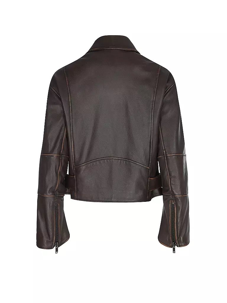 WEEKEND MAX MARA | Lederjacke EGIZIO | braun