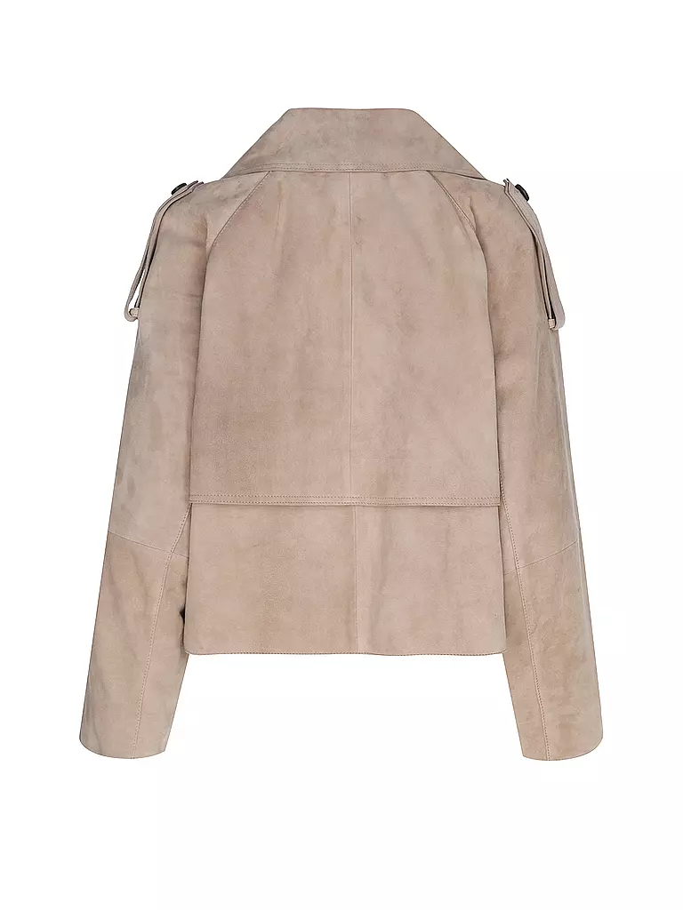 WEEKEND MAX MARA | Lederjacke MAGA | hellbraun