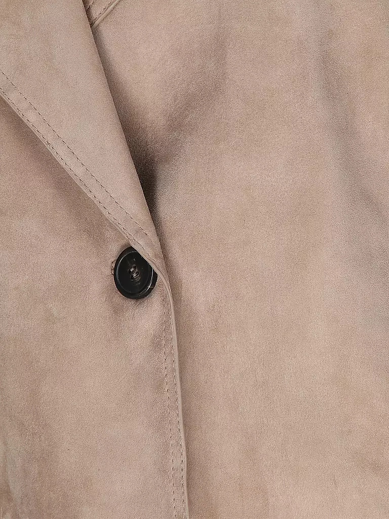 WEEKEND MAX MARA | Lederjacke MAGA | hellbraun