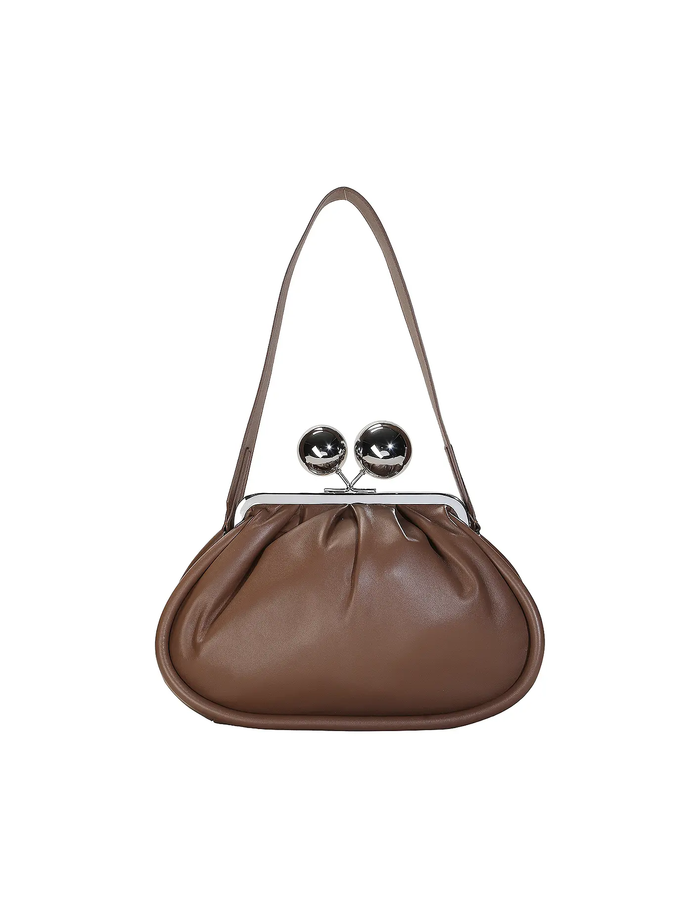 WEEKEND MAX MARA | Ledertasche - Umhängetasche MILVANEW | braun